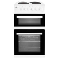 Beko EDP503W 50cm Double Oven Cooker White